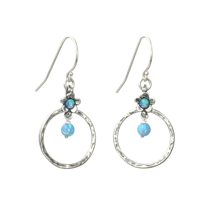 Silver Set with Opal