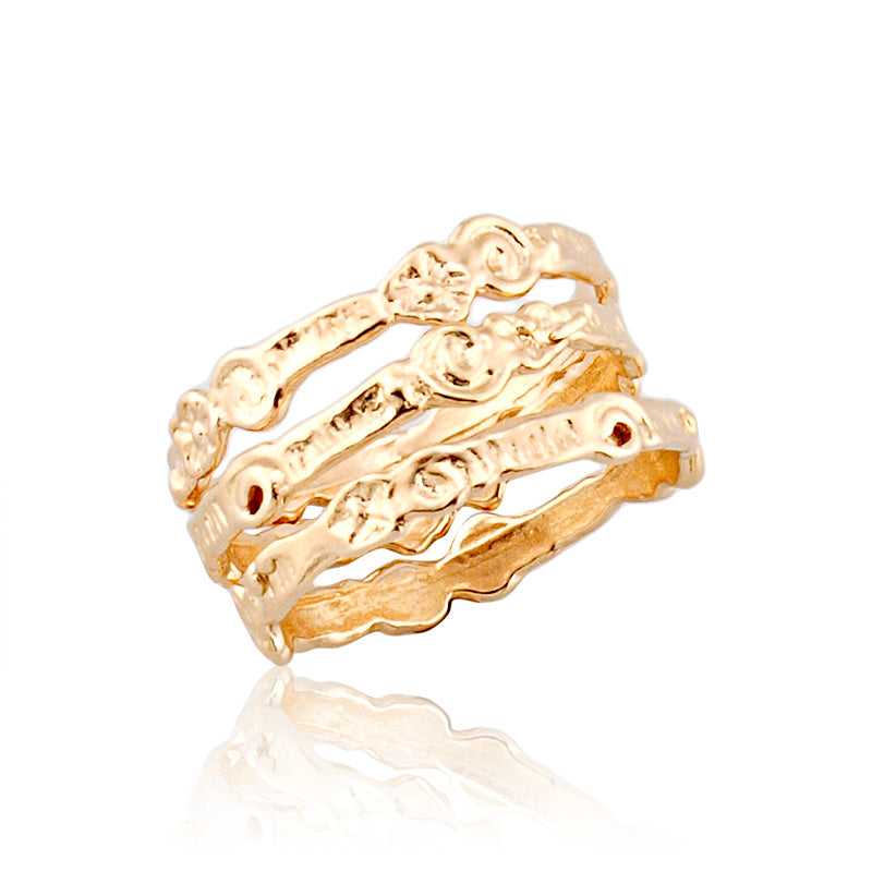 Gold filled 3 stacking rings