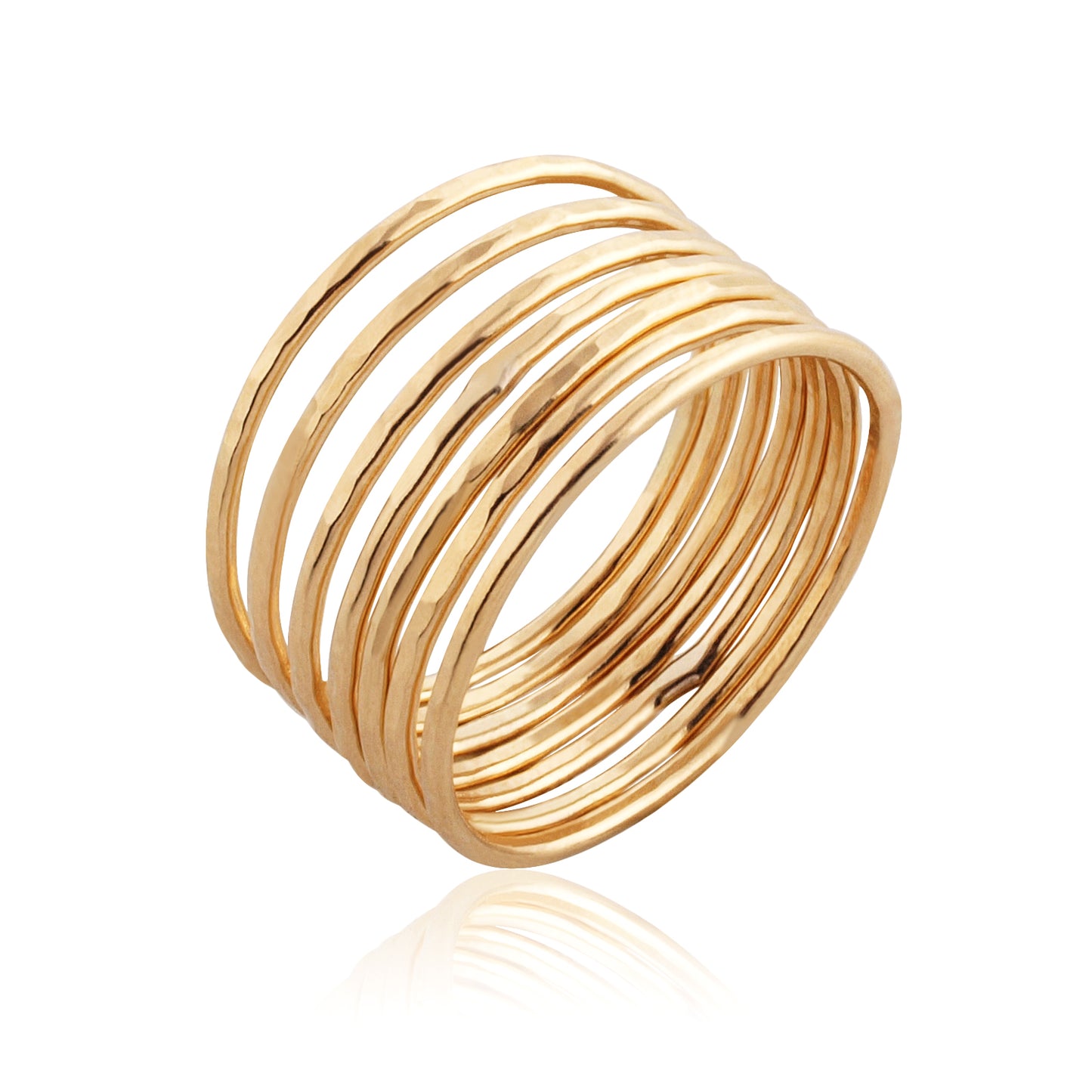 14K Gold Stack Ring
