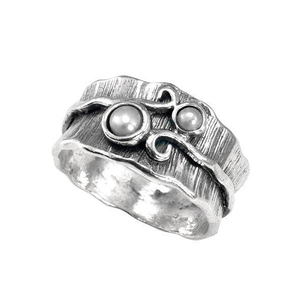 Silver Ring with Pearl