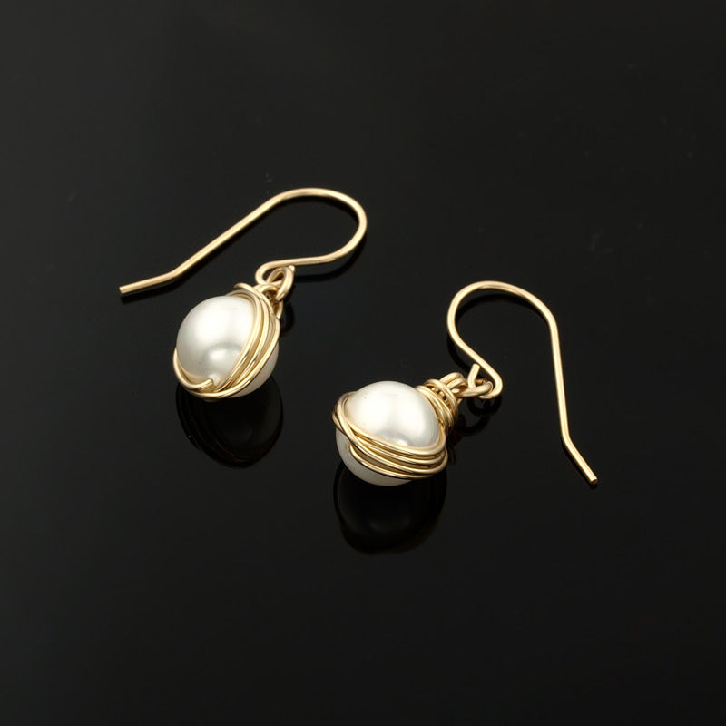 Goldfilled Earrings with Pearls