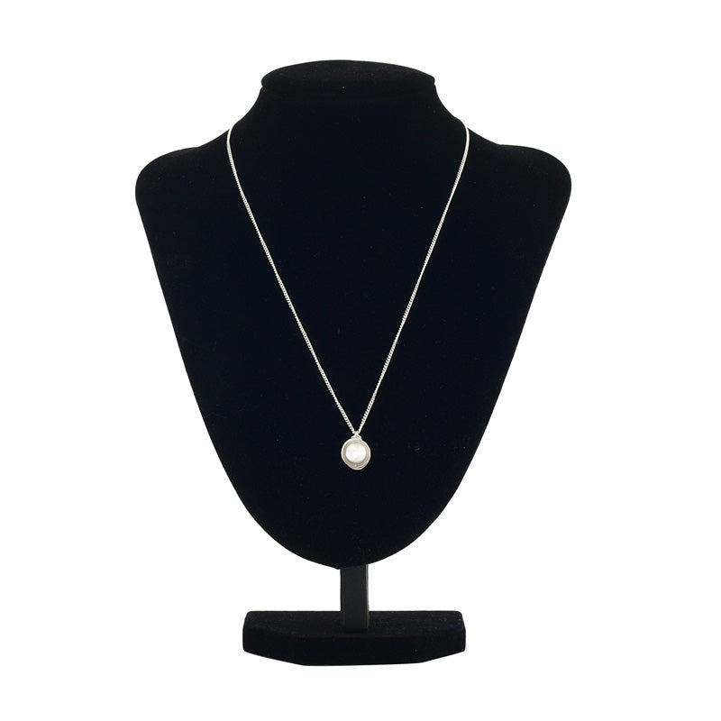 Silver Necklace with Pearl