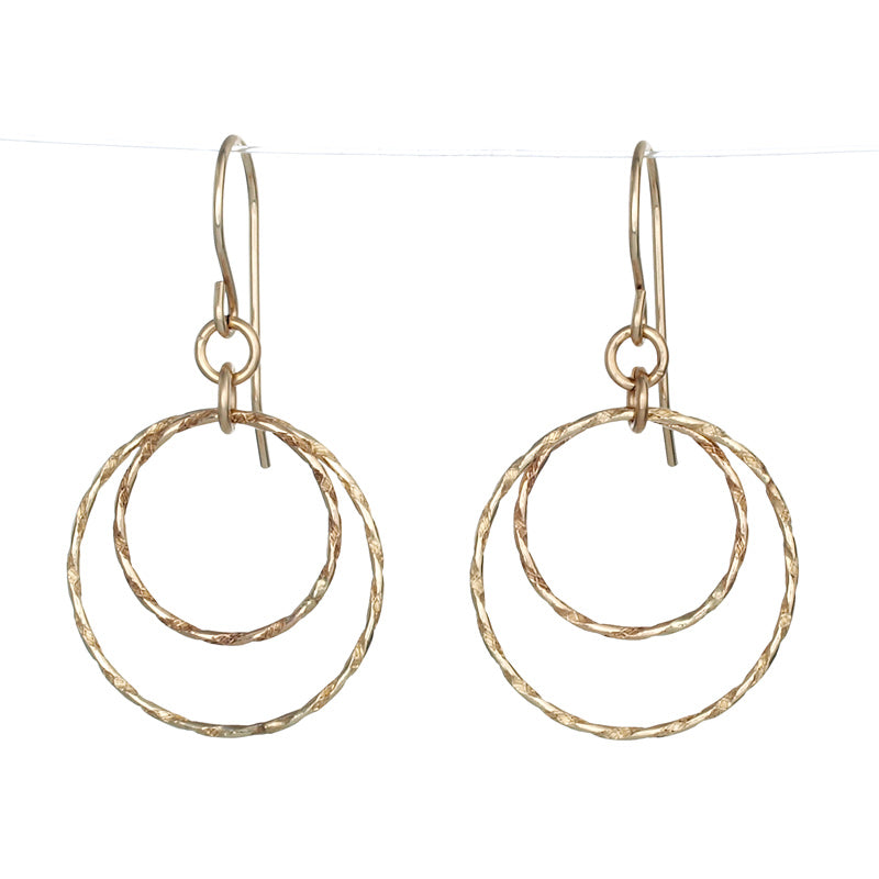 Gold filled hoops Earrings