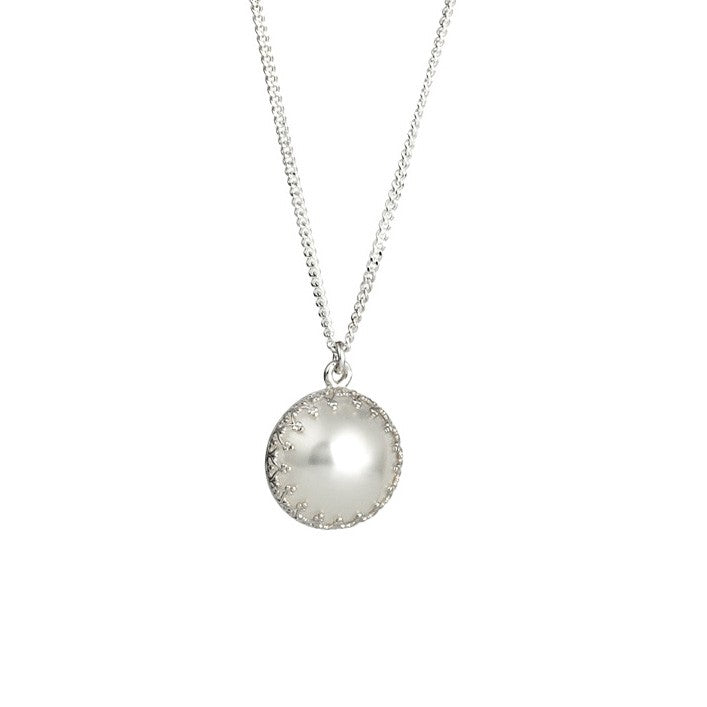 Silver Set with Pearls
