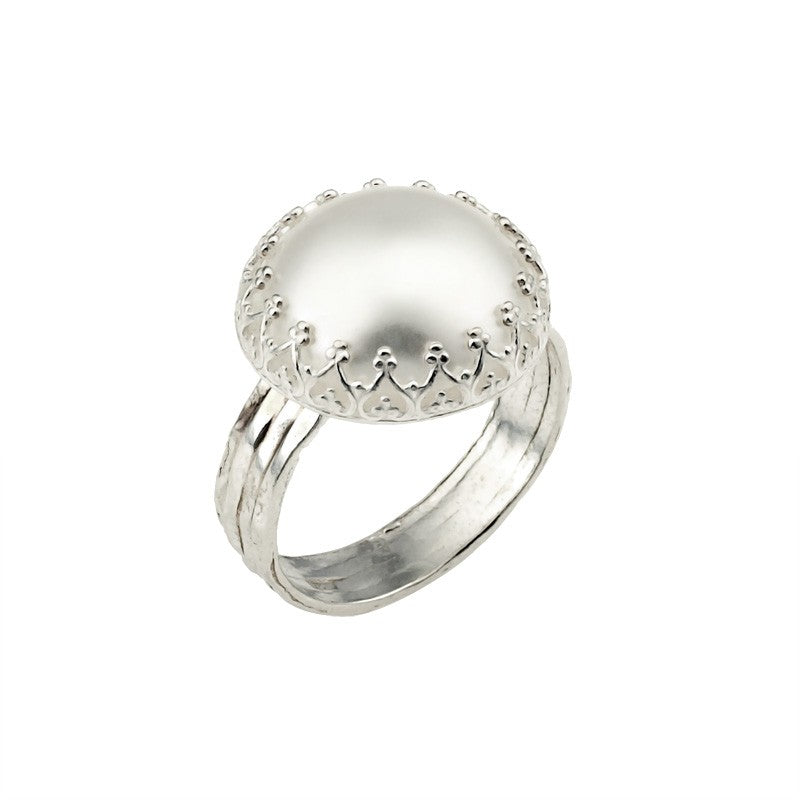 Silver Set with Pearls