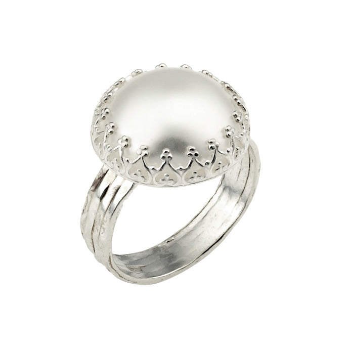 Silver Ring with Pearl