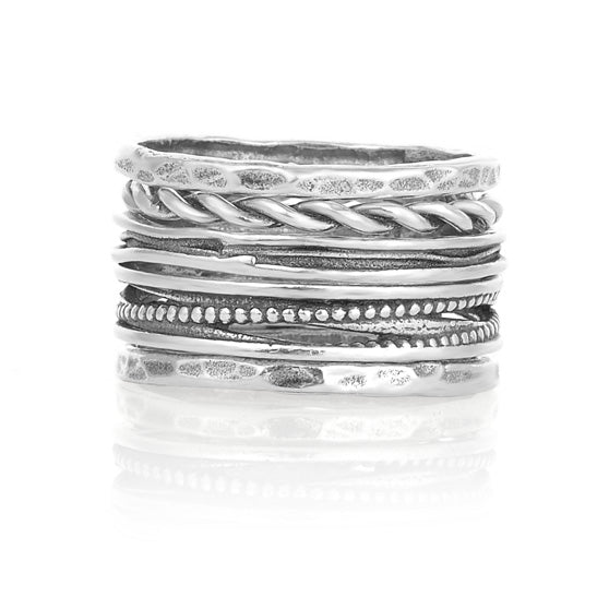Silver Stack Ring