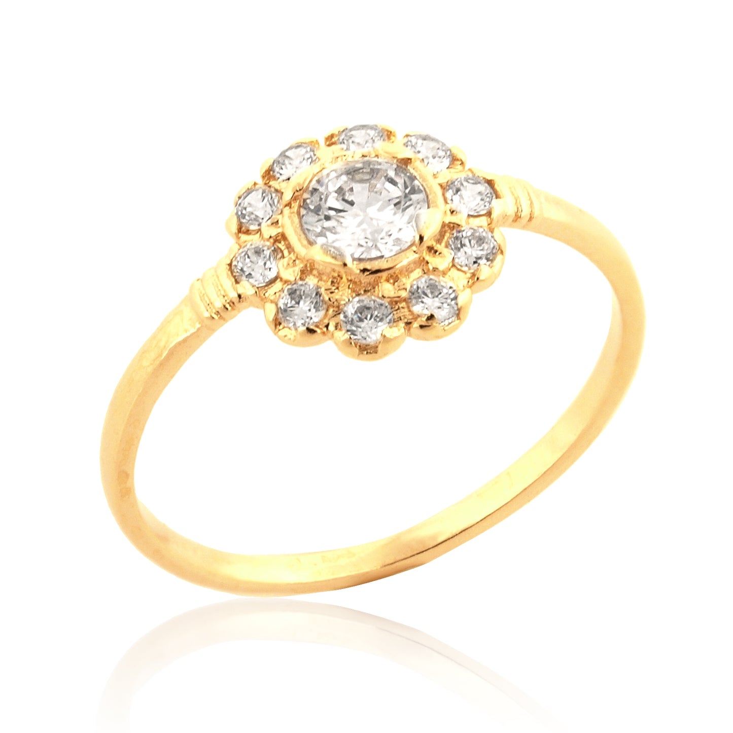 Vermeil Ring with Zircon