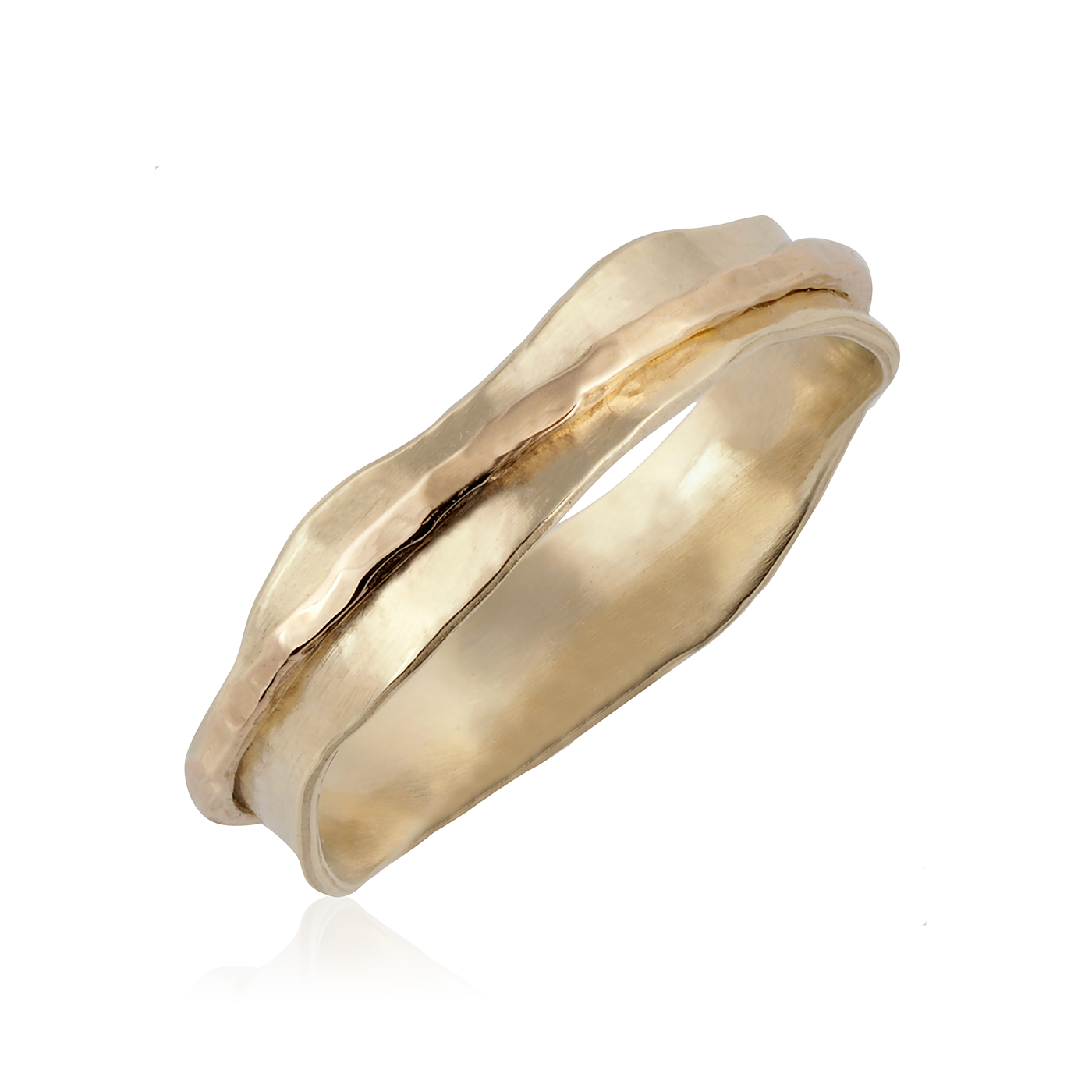 14K Gold Spinning Ring