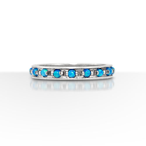 Silver Ring with Opal