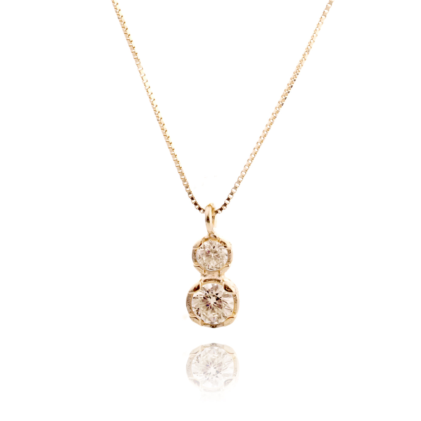 GF Necklace with Champagne Zircon
