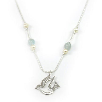 Silver Dove Necklace