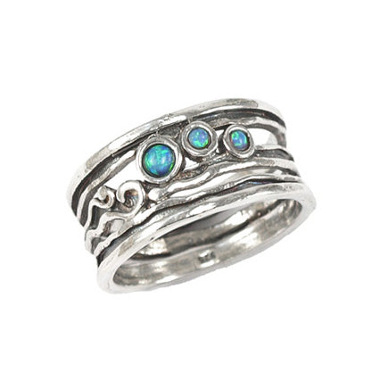 Silver Ring with Opal