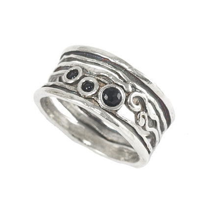 Silver Ring with Onyx