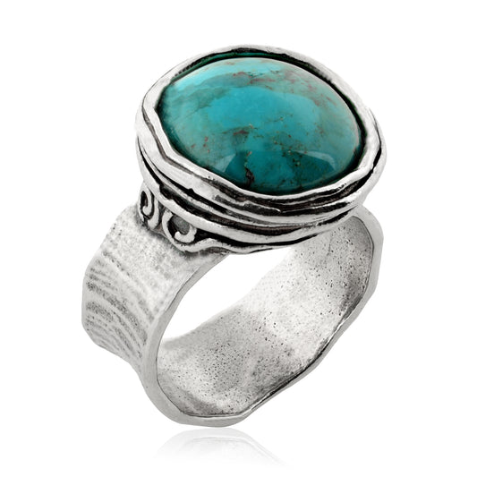 Silver Ring with Turquoise