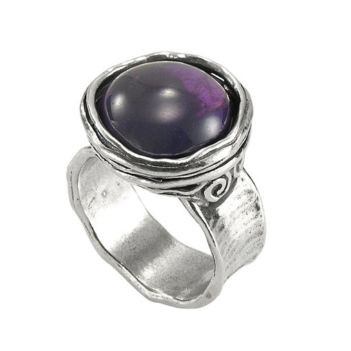 Silver Ring with Amethyst