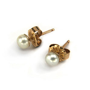 Goldfilled Earrings with Pearls