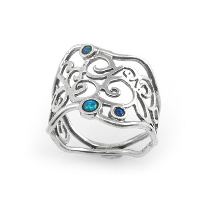 Silver Ring with Opal