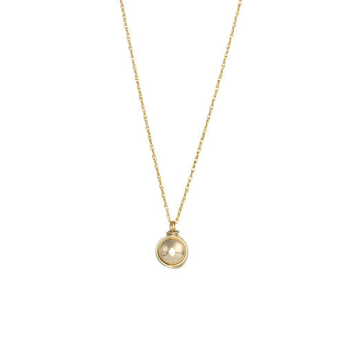 Gold Filled Necklace with Gold Filled Ball