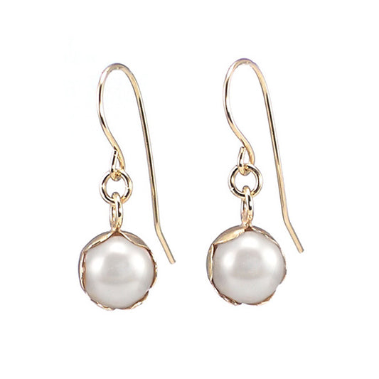 Goldfilled Earrings with Pearl