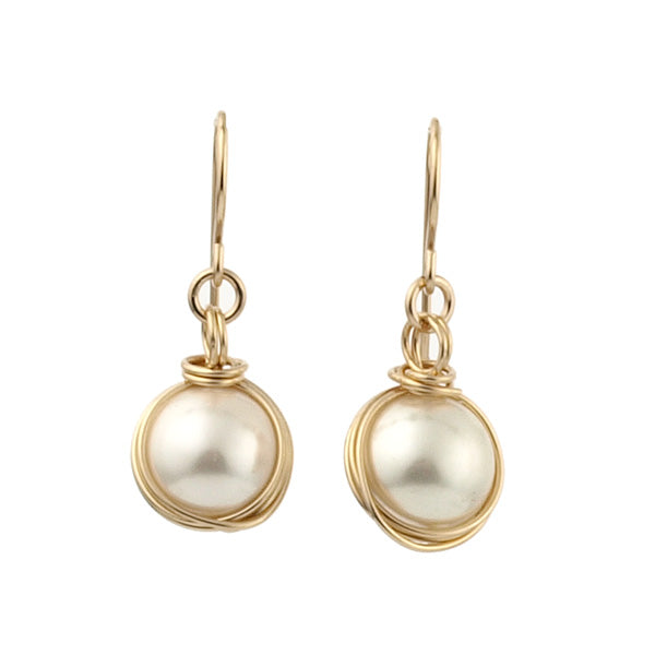 Goldfilled Earrings with Pearls