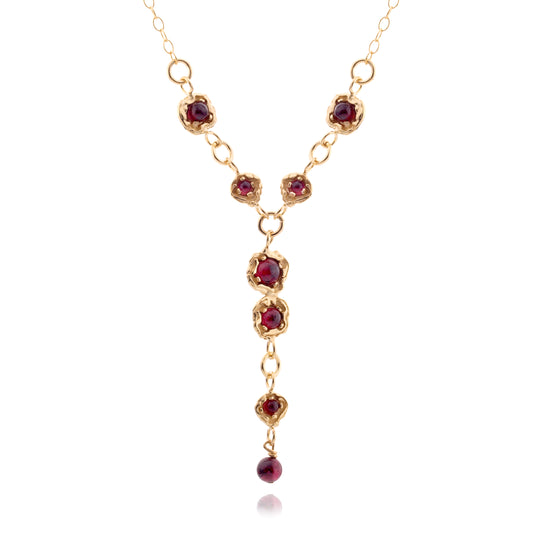 Vermeil Necklace with Garnet