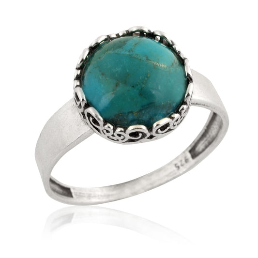 Silver Ring with Turquoise