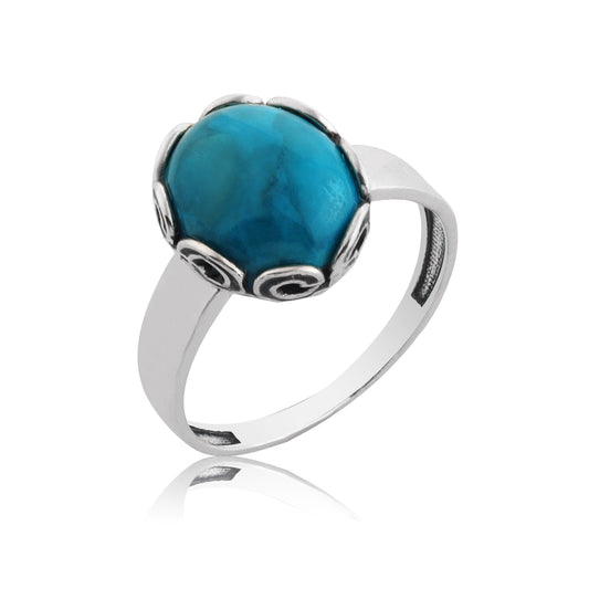 Silver Ring with Turquoise