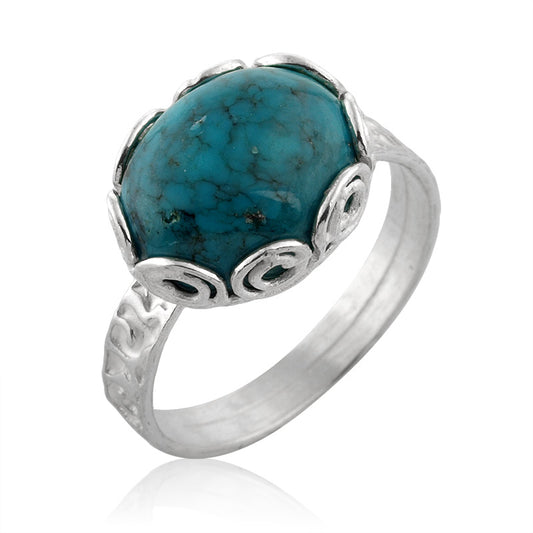 Silver Ring with Turquoise