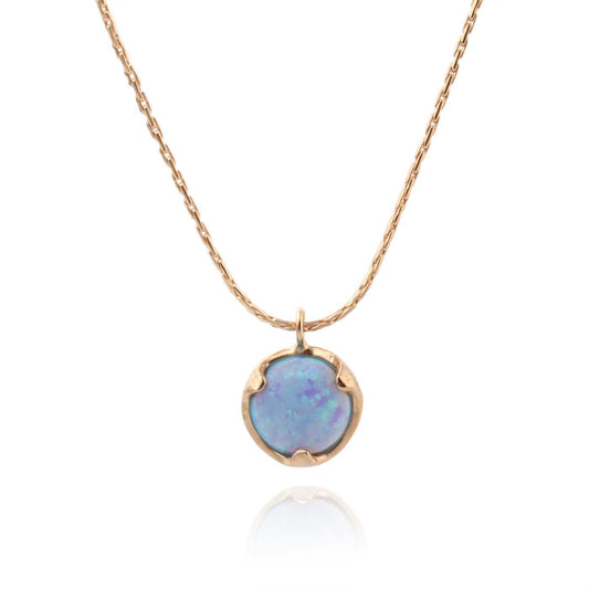 Gold Filled Necklace with Opal