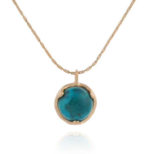 Gold Filled Necklace with Turquoize