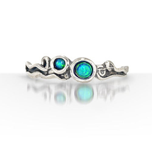 Silver Ring with Opal