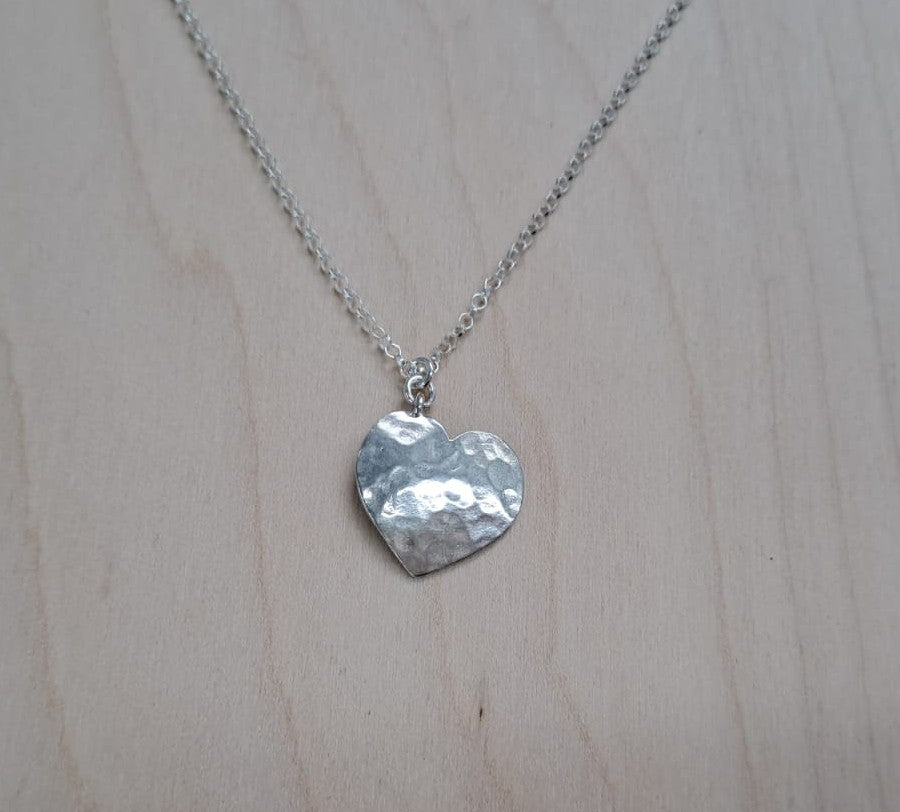 SILVER ROLO NECKLACE, HART