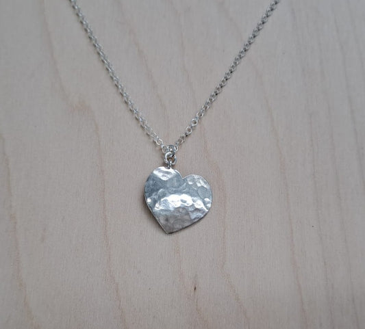 SILVER ROLO NECKLACE, HART