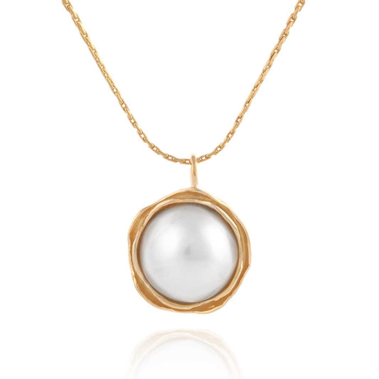 Gold Filled Necklace with Pearl