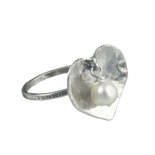 Silver Ring with Pearl