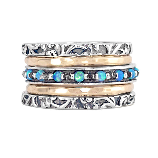 Silver and Goldfilled Stack Ring